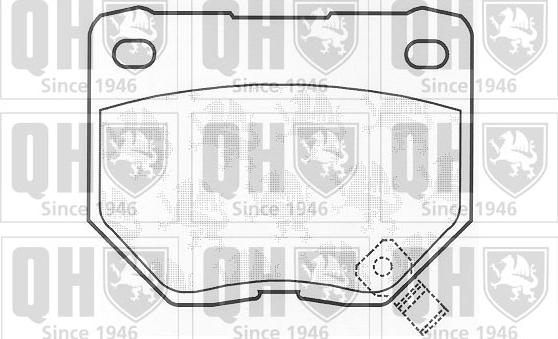 Quinton Hazell BP894 - Kit pastiglie freno, Freno a disco autozon.pro