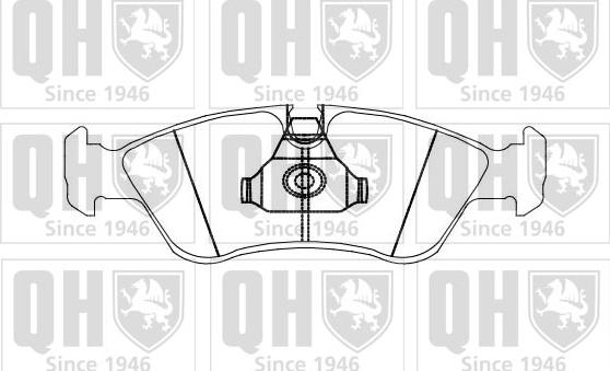 Quinton Hazell BP874 - Kit pastiglie freno, Freno a disco autozon.pro