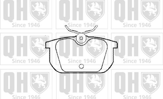 Quinton Hazell BP369 - Kit pastiglie freno, Freno a disco autozon.pro