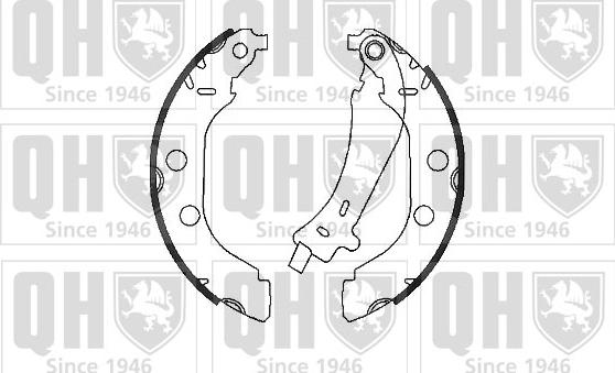 Quinton Hazell BS962 - Kit ganasce freno autozon.pro