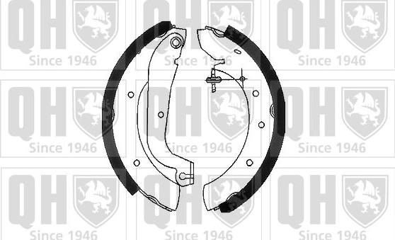 Quinton Hazell BS904 - Kit ganasce freno autozon.pro