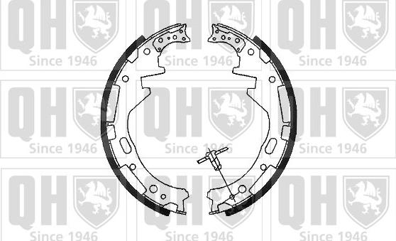 Quinton Hazell BS925 - Kit ganasce freno autozon.pro