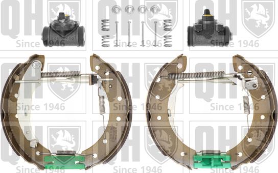 Quinton Hazell BS927K3 - Kit ganasce freno autozon.pro