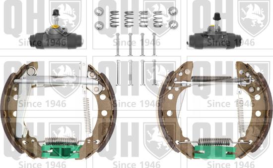 Quinton Hazell BS629K3 - Kit ganasce freno autozon.pro