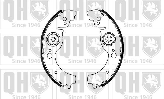 Quinton Hazell BS626 - Kit ganasce freno autozon.pro