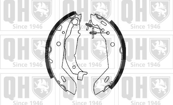 Quinton Hazell BS1043 - Kit ganasce freno autozon.pro