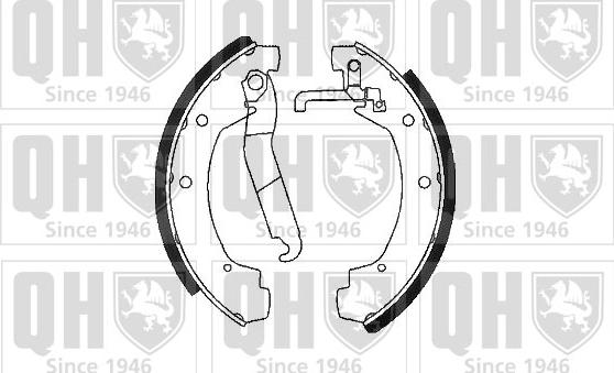 Quinton Hazell BS1059 - Kit ganasce freno autozon.pro