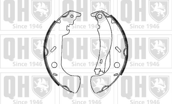 Quinton Hazell BS1057 - Kit ganasce freno autozon.pro