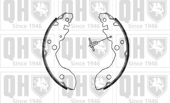 Quinton Hazell BS1069 - Kit ganasce freno autozon.pro