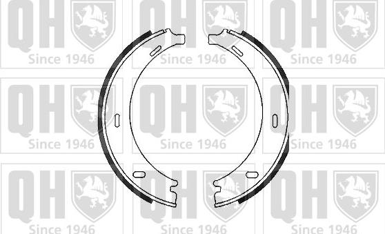 Quinton Hazell BS1083 - Kit ganasce, Freno stazionamento autozon.pro