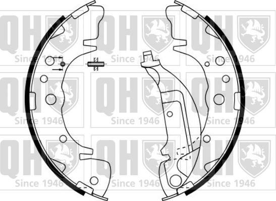 Quinton Hazell BS1142 - Kit ganasce freno autozon.pro