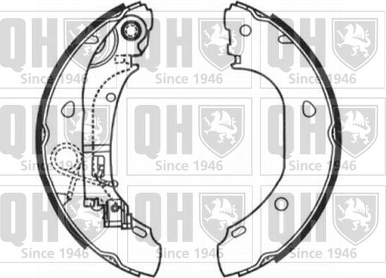 Quinton Hazell BS1154 - Kit ganasce freno autozon.pro