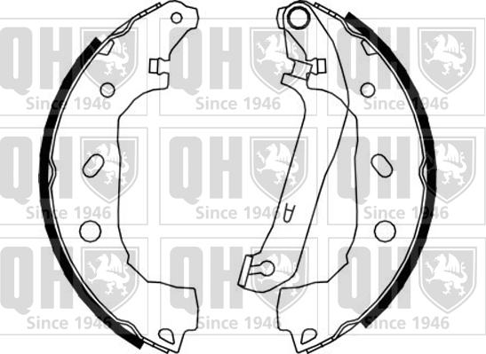 Quinton Hazell BS1150 - Kit ganasce freno autozon.pro