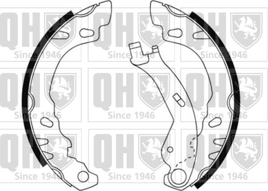 Quinton Hazell BS1166 - Kit ganasce freno autozon.pro