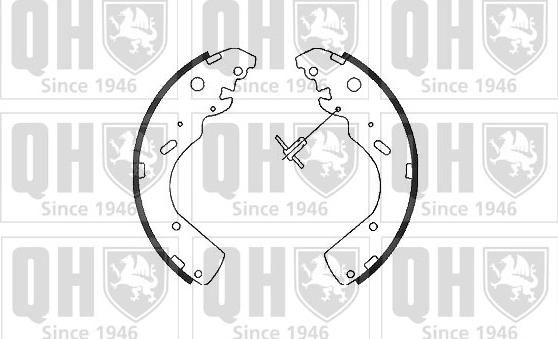 Quinton Hazell BS1104 - Kit ganasce freno autozon.pro