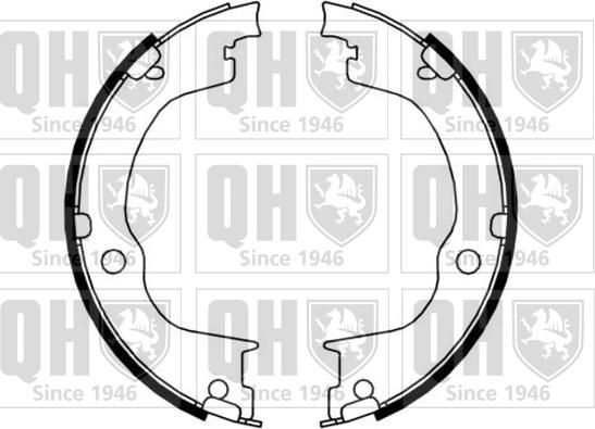 Quinton Hazell BS1189 - Kit ganasce, Freno stazionamento autozon.pro