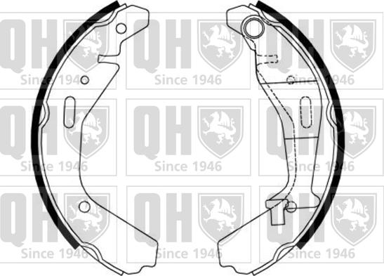 Quinton Hazell BS1188 - Kit ganasce freno autozon.pro