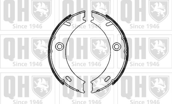 Quinton Hazell BS1129 - Kit ganasce, Freno stazionamento autozon.pro