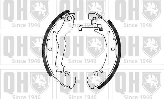 Quinton Hazell BS891 - Kit ganasce freno autozon.pro