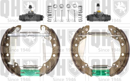 Quinton Hazell BS836K12 - Kit ganasce freno autozon.pro