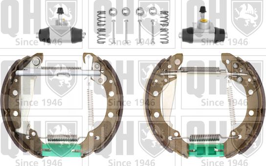 Quinton Hazell BS836K3 - Kit ganasce freno autozon.pro