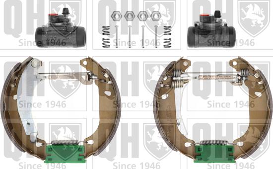 Quinton Hazell BS786K2 - Kit ganasce freno autozon.pro