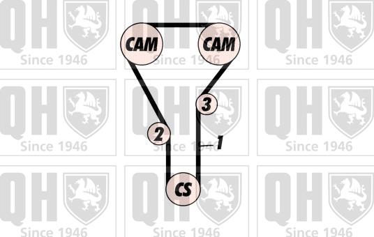 Quinton Hazell QBK401 - Kit cinghie dentate autozon.pro