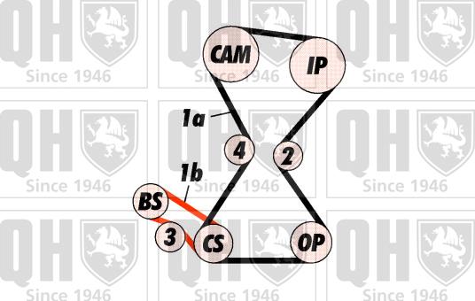 Quinton Hazell QBK422 - Kit cinghie dentate autozon.pro