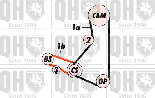 Quinton Hazell QBK418 - Kit cinghie dentate autozon.pro