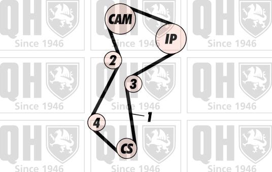 Quinton Hazell QBK638 - Kit cinghie dentate autozon.pro