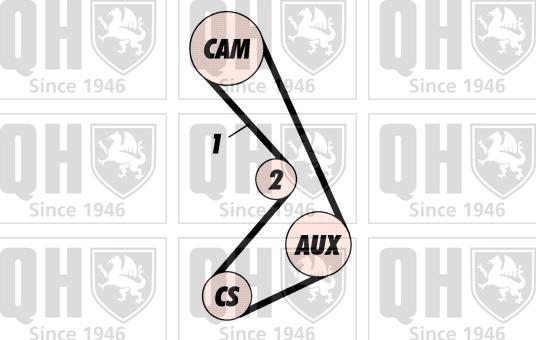 Quinton Hazell QBK109 - Kit cinghie dentate autozon.pro