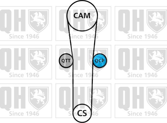 Quinton Hazell QBK239 - Kit cinghie dentate autozon.pro
