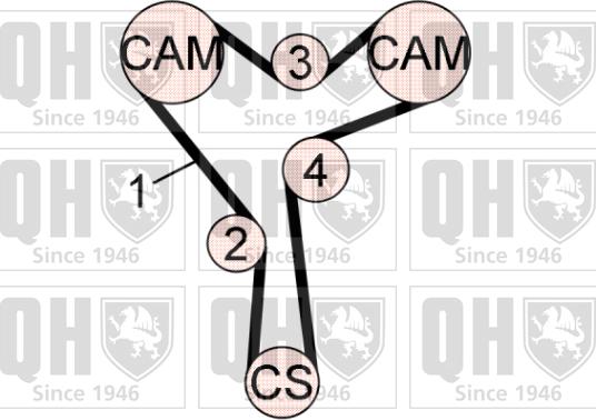 Quinton Hazell QBK738 - Kit cinghie dentate autozon.pro