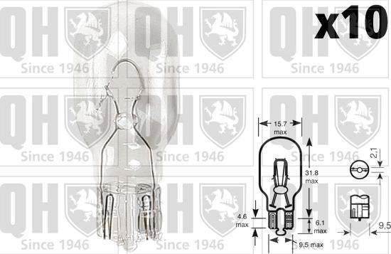 Quinton Hazell QBL955 - Lampadina autozon.pro