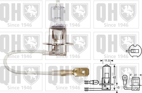 Quinton Hazell QBL453 - Lampadina autozon.pro