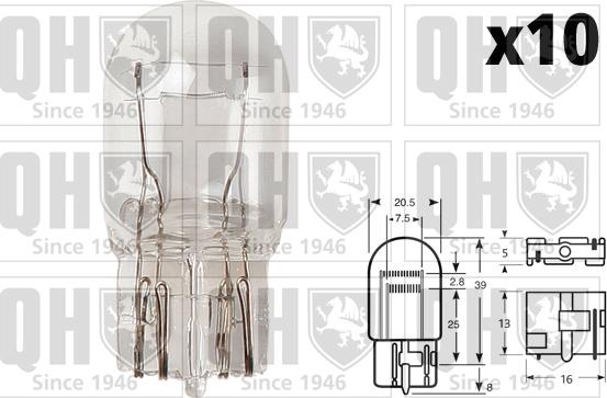 Quinton Hazell QBL580 - Lampadina autozon.pro