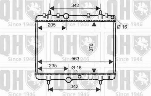 Quinton Hazell QER2290 - Radiatore, Raffreddamento motore autozon.pro