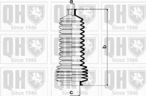 Quinton Hazell QG1459 - Kit soffietto, Sterzo autozon.pro