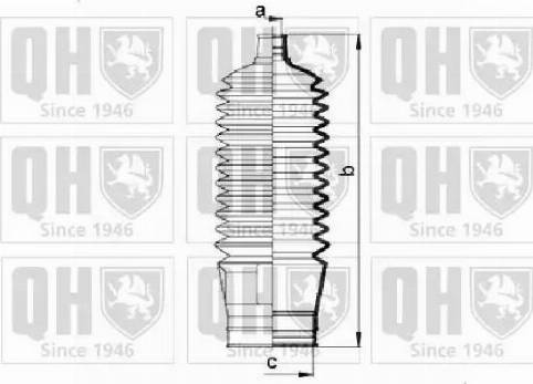 Quinton Hazell QG1465 - Kit soffietto, Sterzo autozon.pro