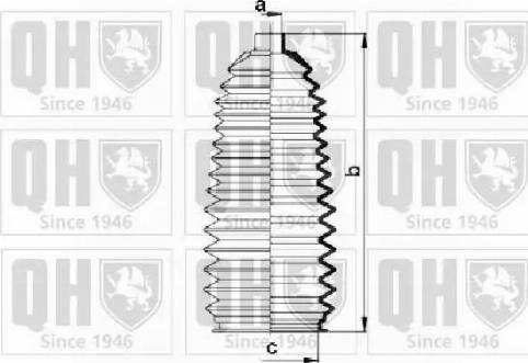 Quinton Hazell QG1463 - Kit soffietto, Sterzo autozon.pro