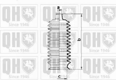 Quinton Hazell QG1404 - Kit soffietto, Sterzo autozon.pro