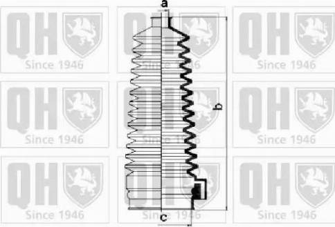 Quinton Hazell QG1405 - Kit soffietto, Sterzo autozon.pro