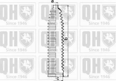 Quinton Hazell QG1486 - Kit soffietto, Sterzo autozon.pro