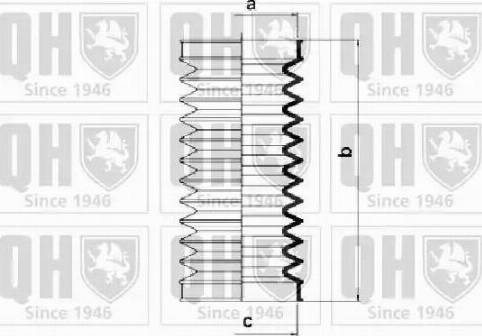 Quinton Hazell QG1423 - Kit soffietto, Sterzo autozon.pro