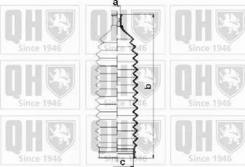 Quinton Hazell QG1505 - Kit soffietto, Sterzo autozon.pro