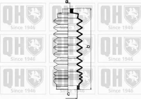 Quinton Hazell QG1043 - Kit soffietto, Sterzo autozon.pro