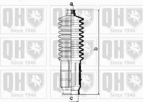 Quinton Hazell QG1055 - Soffietto, Sterzo autozon.pro