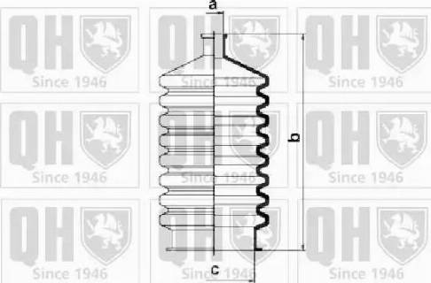 Quinton Hazell QG1005 - Kit soffietto, Sterzo autozon.pro