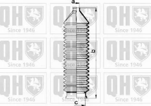 Quinton Hazell QG1087 - Soffietto, Sterzo autozon.pro