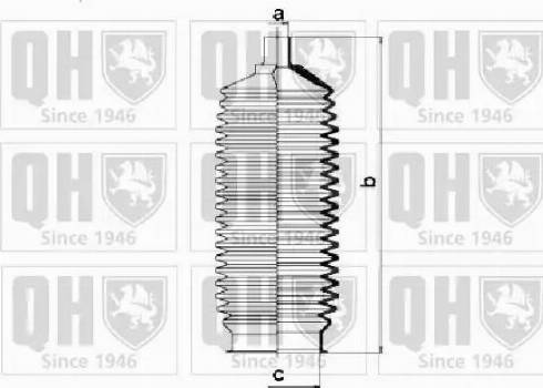 Quinton Hazell QG1176 - Kit soffietto, Sterzo autozon.pro